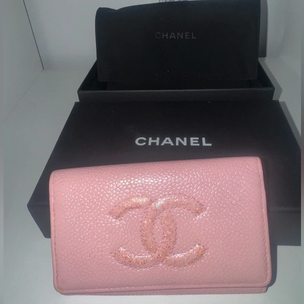 CHANEL Pink Key and Card Holder w/ Box, Dust Bag, and Bag. P - Picture 2 of 14
